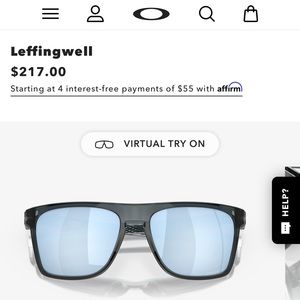 Oakley Sunglasses Leffingwell Brand new w tags and case. MSRP $217.00